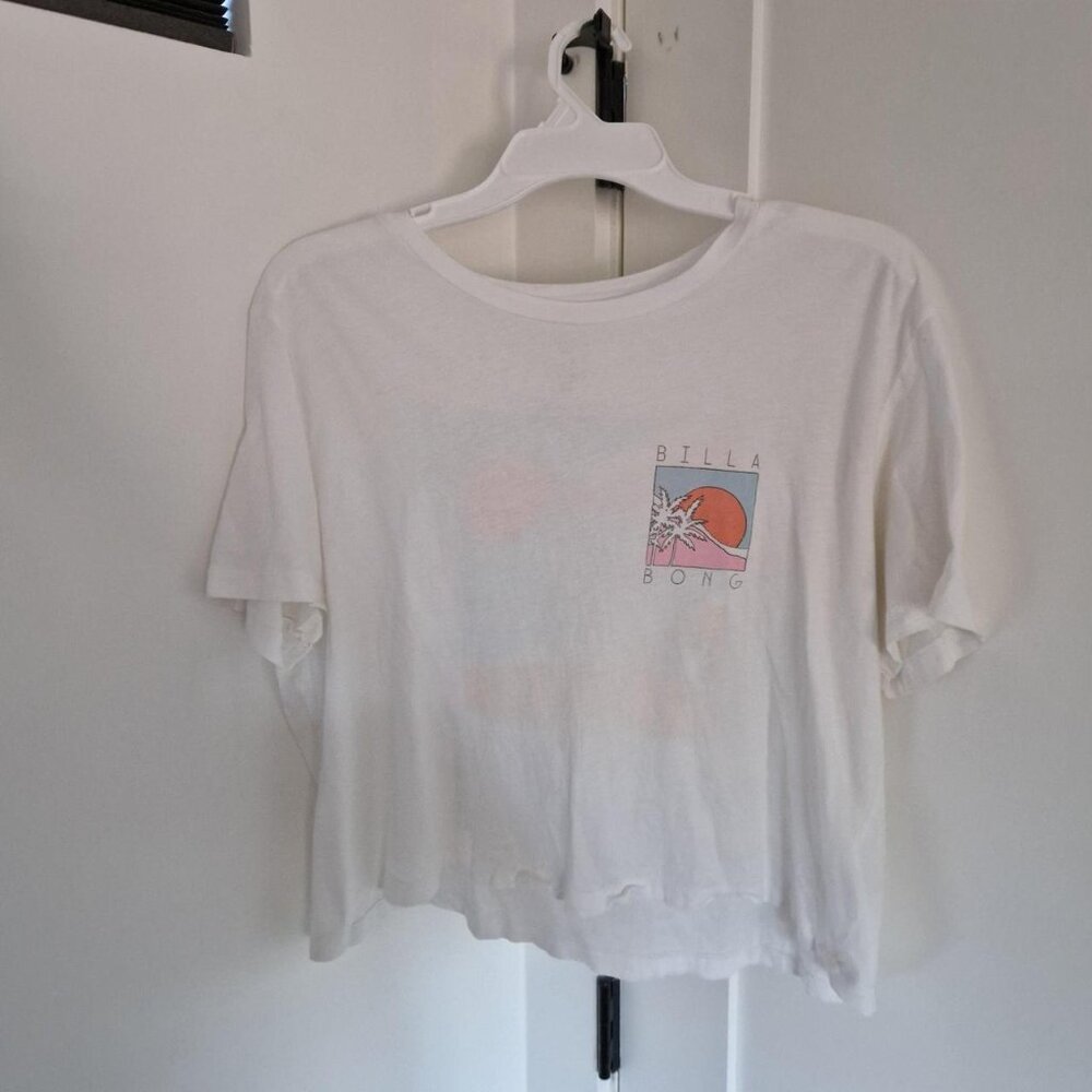 White Billabong crop top #croptop